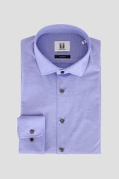Lichtblauw travelshirt - Regular fit van Upper East voor Heren