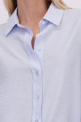 Detail van Lichtblauwe blouse door Liberty Island voor Dames