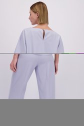 Achterkant van Lichtblauwe blouse met driekwartmouwen door D'Auvry voor Dames