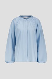 Productfoto 1 van Lichtblauwe blouse met pofmouwen door D'Auvry voor Dames