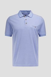 Productfoto 1 van Lichtblauwe gemêleerde polo door Dansaert Blue voor Heren