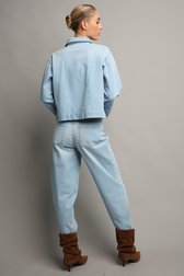 Achterkant van Lichtblauwe jeans - barrel fit door Liberty Island Denim voor Dames