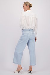 Extra foto 2 van Lichtblauwe jeans - Wide leg fit - 7/8 lengte  door Liberty Island Denim voor Dames