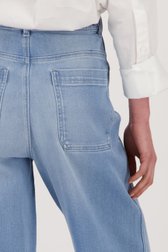 Lichtblauwe jeans - Wide leg fit  van Liberty Island Denim voor Dames
