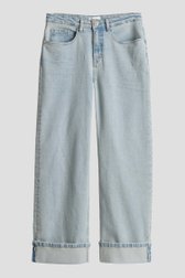 Productfoto 1 van Lichtblauwe jeans - Wide leg fit door Opus voor Dames