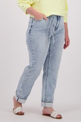 Detail van Lichtblauwe jeans  door Yest Curve voor Dames
