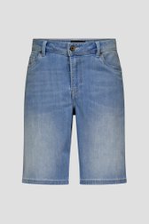 Lichtblauwe jeansshort van Ravøtt voor Heren