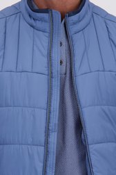 Detail van Lichtblauwe licht gewatteerde jas door Dansaert Blue voor Heren