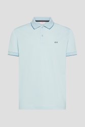 Productfoto 1 van Lichtblauwe polo met donkerblauw accent door Sun68 voor Heren