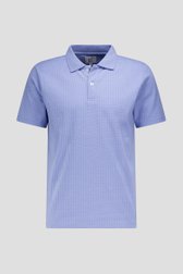 Productfoto 1 van Lichtblauwe polo met structuur door Casual Five voor Heren