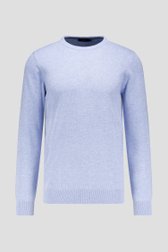 Lichtblauwe trui met ronde hals  van Dansaert Blue voor Heren