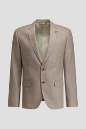 Productfoto 1 van Lichtbruine blazer met wool blend - Regular fit door Dansaert Black Premium voor Heren