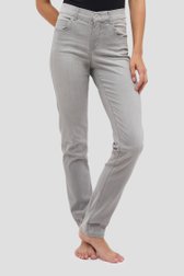 Voorkant van Lichtgrijze jeans – straight fit  door Angels voor Dames