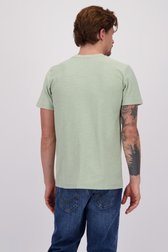 Achterkant van Lichtgroen T-shirt  door Bluefields voor Heren