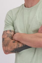 Detail van Lichtgroen T-shirt  door Bluefields voor Heren