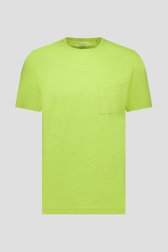 Lichtgroen T-shirt met ronde hals van Ravøtt voor Heren