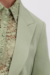 Detail van Lichtgroene blazer  door D'Auvry voor Dames