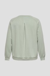 Productfoto 2 van Lichtgroene blouse met V-hals door ONLY Carmakoma voor Dames
