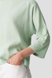 Lichtgroene blouse met vleermuismouwen van Opus voor Dames