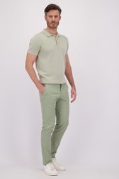 Voorkant van Lichtgroene chino - Milano - Slim fit door Brassville voor Heren