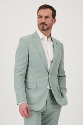 Achterkant van Lichtgroene  kostuumvest – Regular fit  door Dansaert Black voor Heren