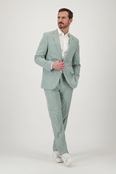 Extra foto 2 van Lichtgroene  kostuumvest – Regular fit  door Dansaert Black voor Heren