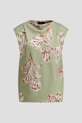 Productfoto 1 van Lichtgroene top met print door AC by Annelien Coorevits voor Dames