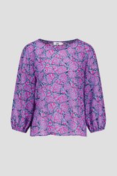 Lichtpaarse blouse met print van Louise voor Dames