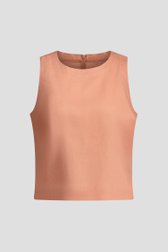 Productfoto 1 van Lichtroze linnen topje door Liberty Island voor Dames