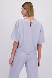 Achterkant van Lila blouse met korte mouwen door D'Auvry voor Dames