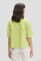 Limoengroene blouse van Opus voor Dames