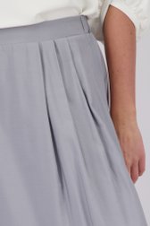 Longue jupe grise avec taille élastique de More & More pour Femmes