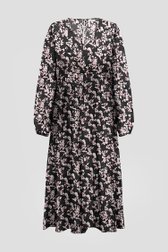 Longue robe noire à imprimé fin de JDY pour Femmes