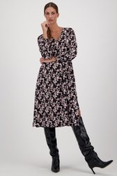 Longue robe noire à imprimé fin de JDY pour Femmes