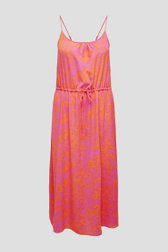 Longue robe rose à imprimé orange de Only Carmakoma pour Femmes