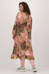 Longue robe rose imprimée de Fransa pour Femmes
