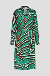 Photo produit 1 de Longue robe verte imprimée de Claude Arielle pour Femmes