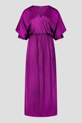 Longue robe violette à manches ballon de Geisha pour Femmes