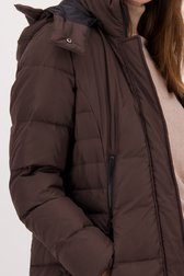 Longue veste en duvet marron de Barbara Lebek pour Femmes