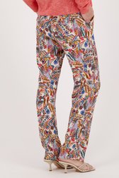 Losse broek met kleurrijke print   van Diane Laury voor Dames