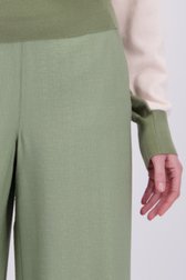 Detail van Losse kaki broek door AC by Annelien Coorevits voor Dames