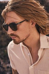Lunettes de soleil noires - Matty de Komono pour Hommes
