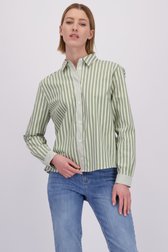 Video van Groene gestreepte blouse door More & More voor Dames