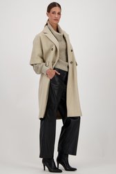 Manteau beige à manches mi-longues de JDY pour Femmes