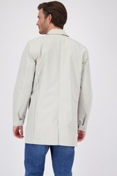 Manteau beige clair déperlant de District pour Hommes