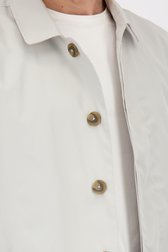 Manteau beige clair déperlant de District pour Hommes