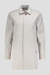 Manteau beige clair déperlant de District pour Hommes
