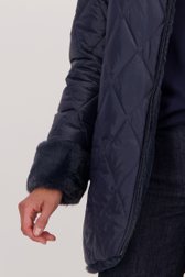 Manteau bleu - réversible de Claude Arielle pour Femmes