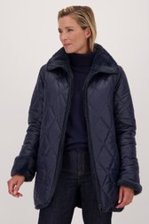 Manteau bleu - réversible de Claude Arielle pour Femmes