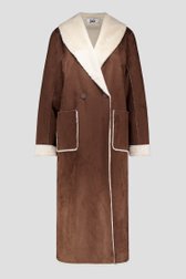 Photo produit 1 de Manteau brun en suèdelook de Louise pour Femmes